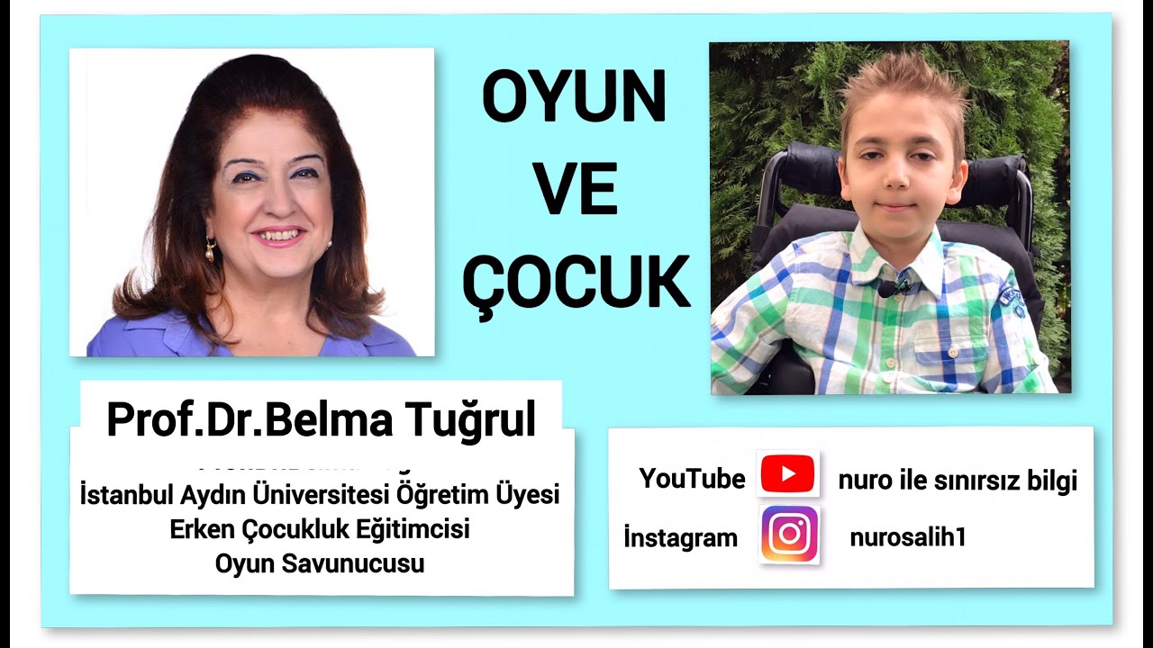 Prof.Dr. Belma Tuğrul ile 'Oyun ve Çocuk' konulu röportaj