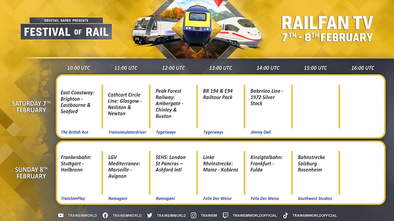 Festival Of Rail Ambassador Showcase -  Day 1 English
