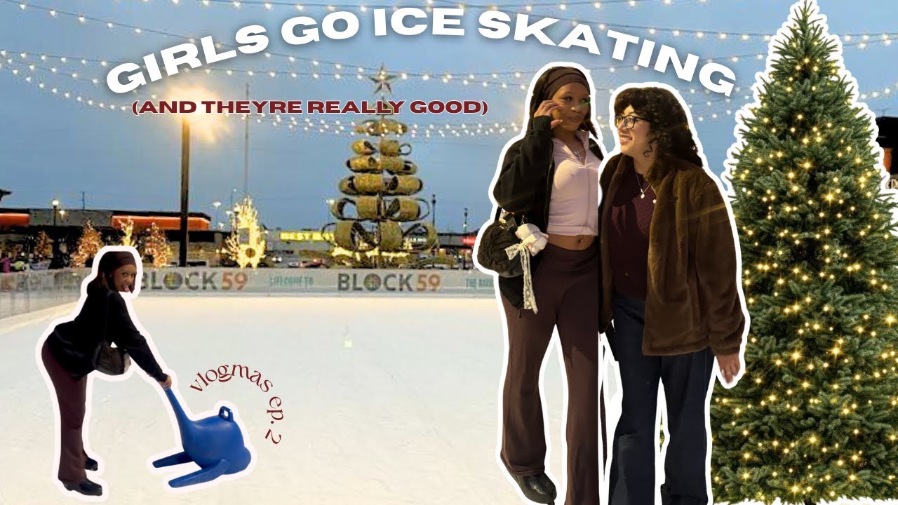 heated rivalry but better (girls going ice skating)