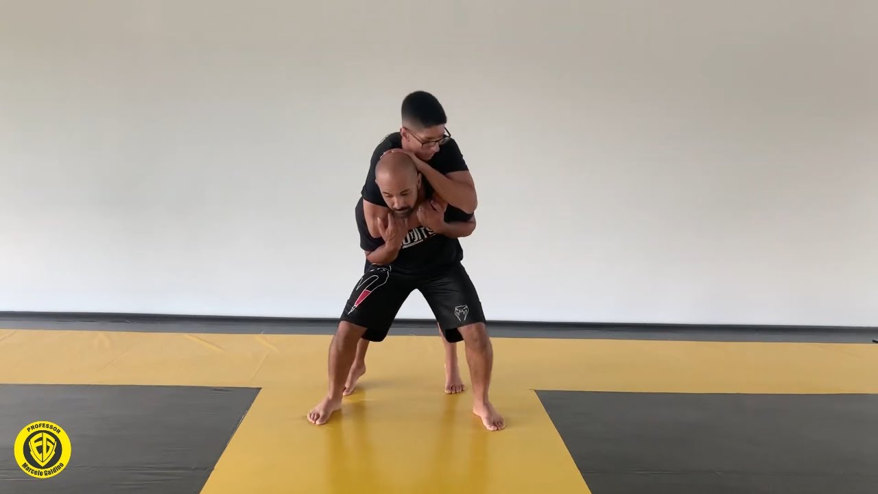 BJJ Defesa Pessoal. Covardia Estrangulamento pelas Costas (mata leão)