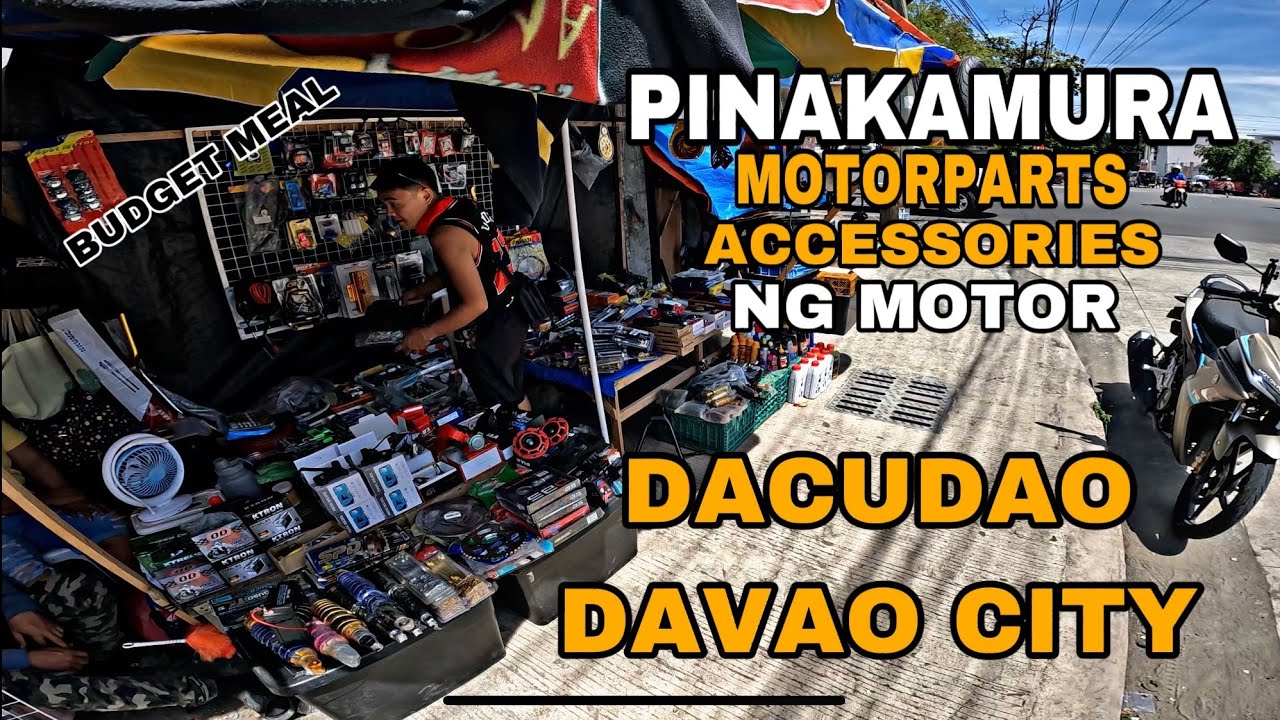 STREET MOTORPARTS sa DAVAO | Motorparts and Accessories Budget Meal