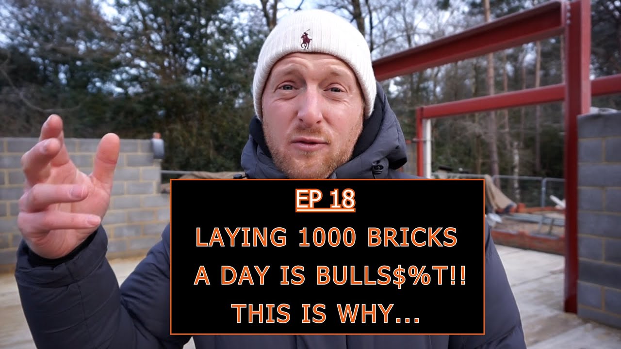 ep18. LAYING 1000 BRICKS A DAY IS BULLS&%T!!! #BRICKLAYER #bricklaying #bricklayers #builders