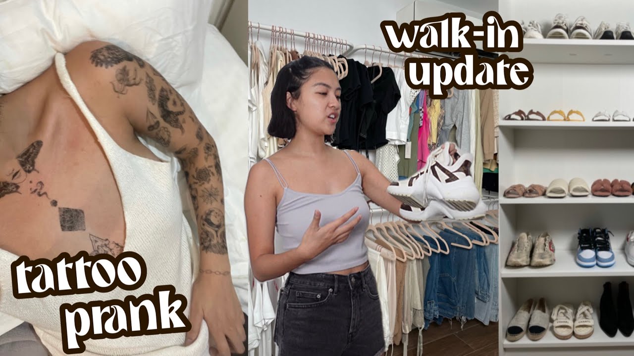 Tattoo Prank On Mom + Clothes Rack & Shoe Cabinet | Rei Germar