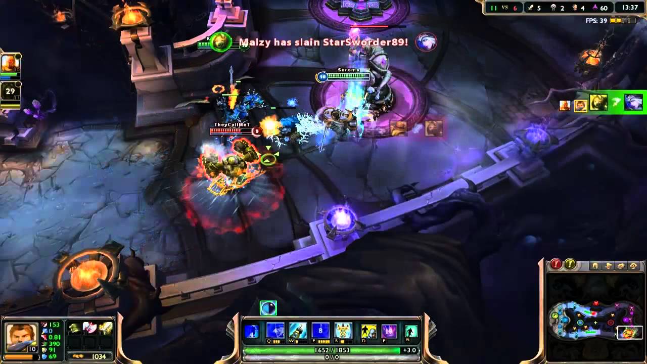 League of Legends - Garen Gameplay with Stealthtv and Lakez