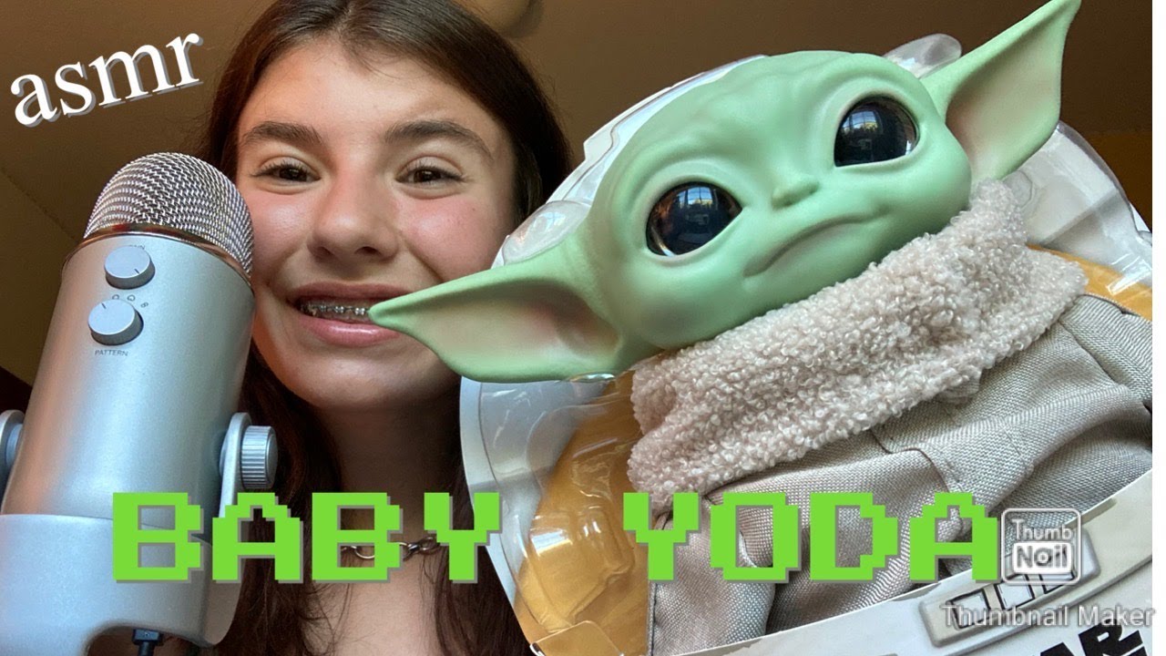 BABY YODA (GROGU) 💚 TAPPING+SCRATCHING [ASMR]