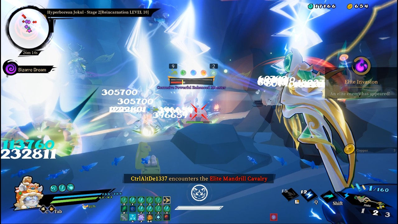 Gunfire Reborn Season 7- Lei Luo - R10 Solo - Lightning Mastery / Elemental Runes Clear