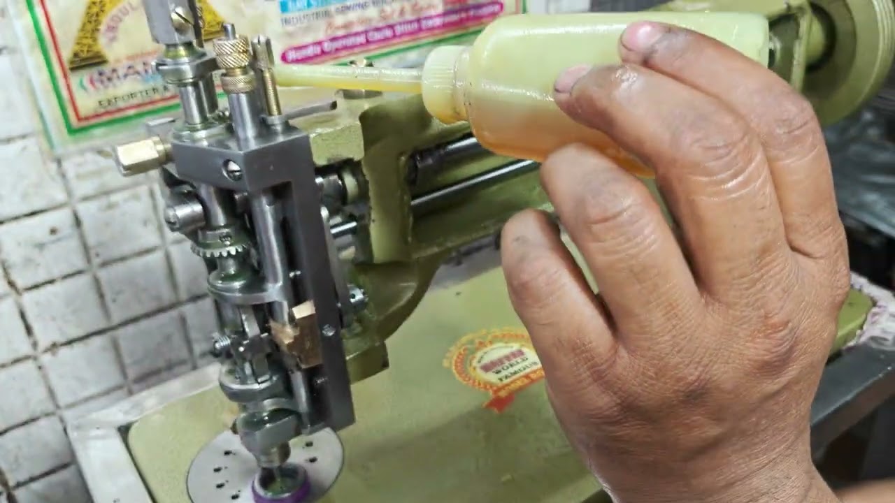 Oiling Your Machine Everyday is Very Important Using Motor Oil + Sewing Machine Oil +Coconut Oil Mix