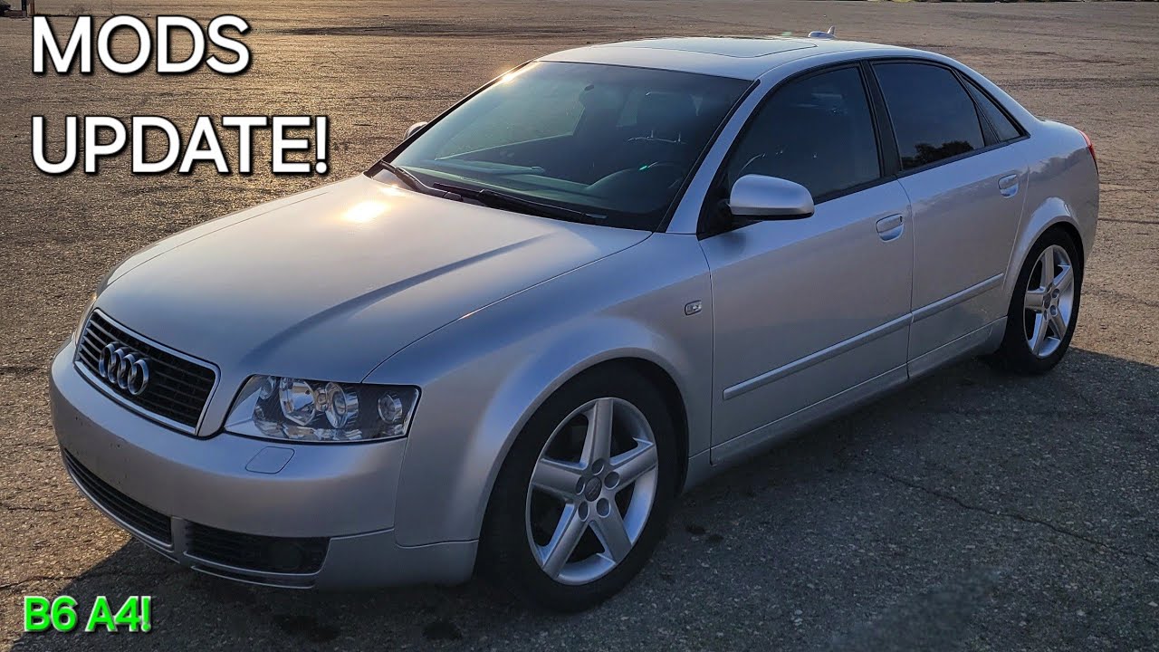 QUICK MODS AND REPAIR UPDATE on my 2005 Audi B6 A4 1.8T Quattro 6 Speed Manual!