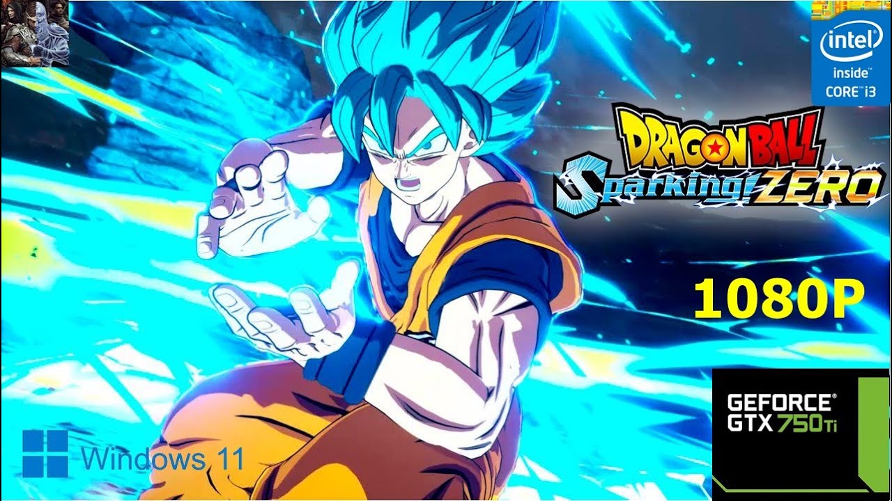 DRAGON BALL Sparking ZERO GTX 750 TI