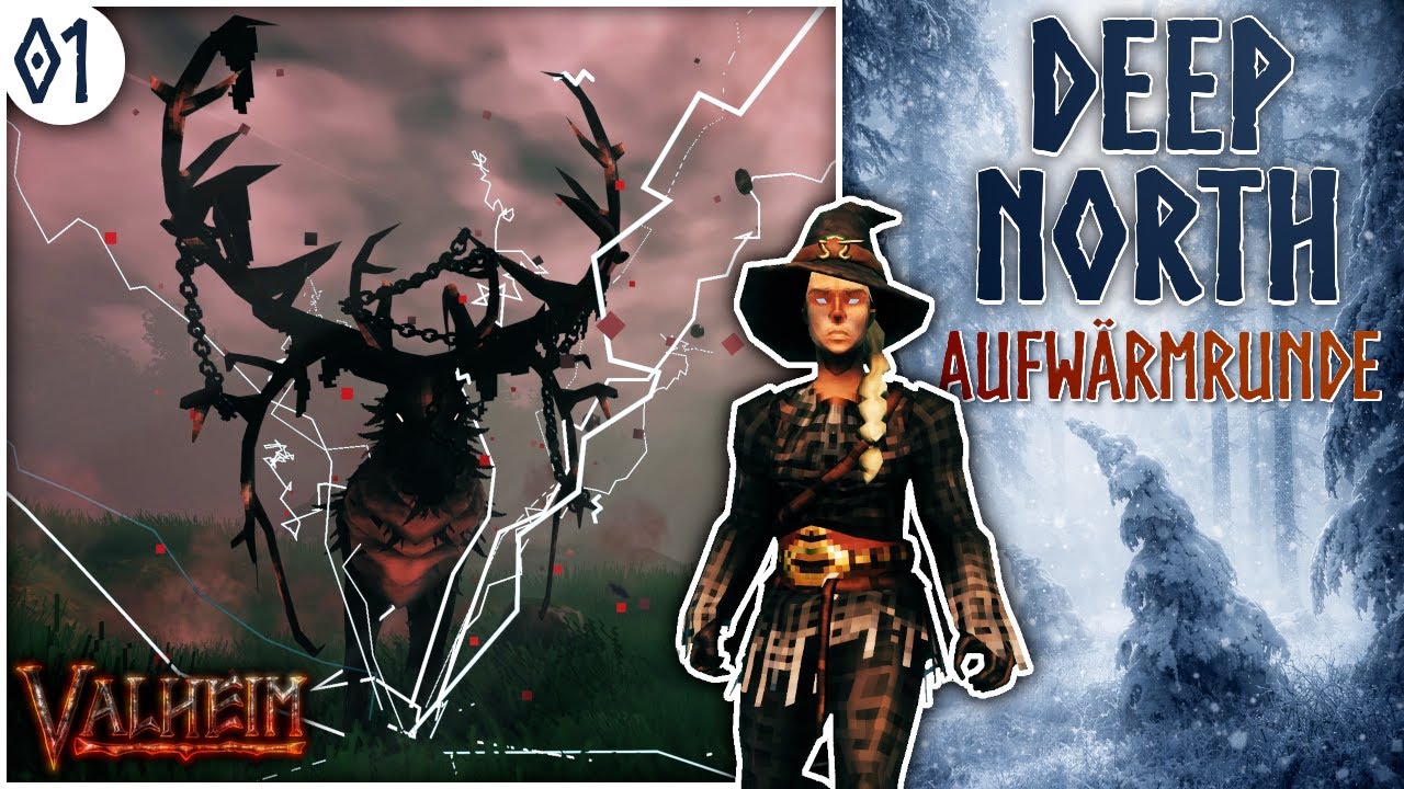 01: Staffelstart! Eikthyr! | Aufwärmrunde Hoher Norden | Valheim Deep North | deutsch | solo