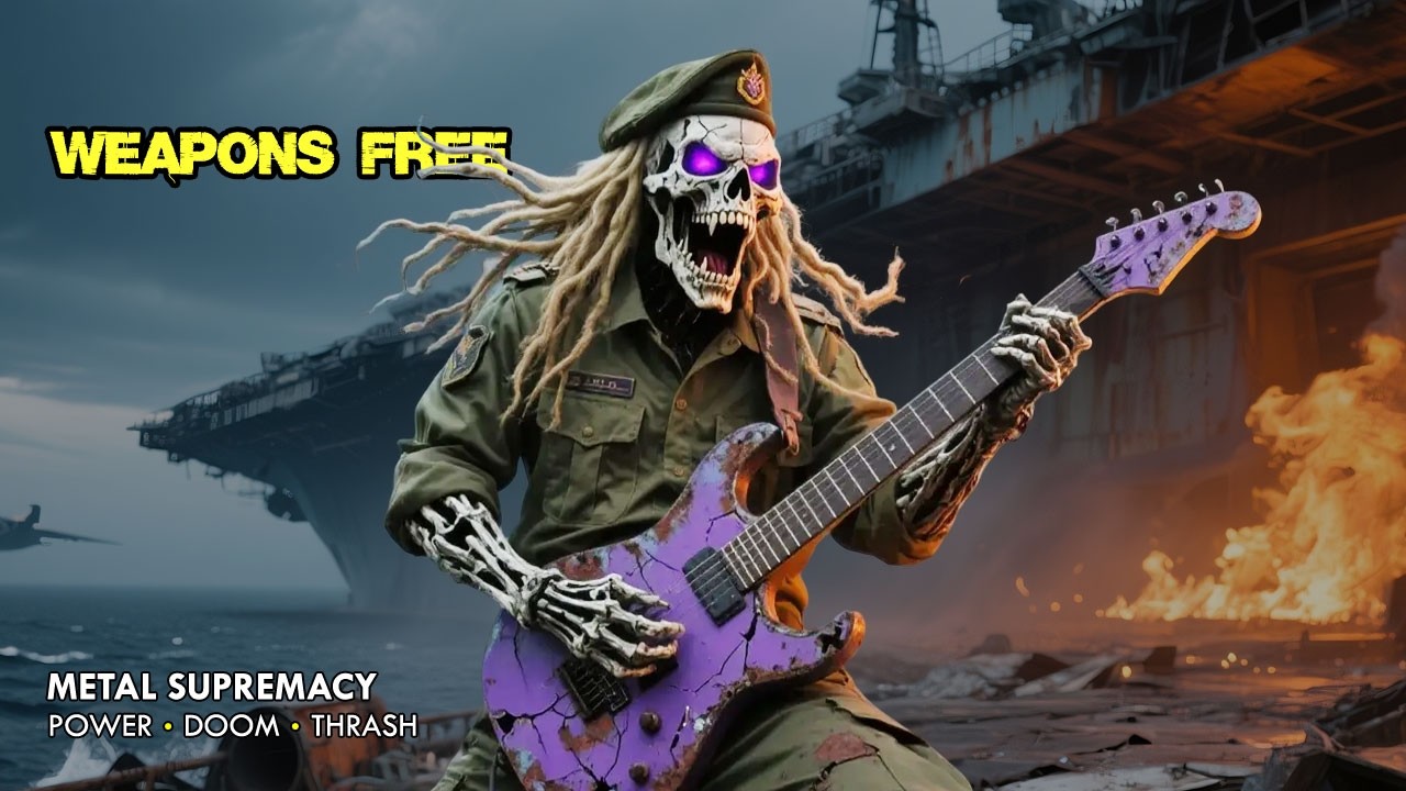 Weapons Free Metal Supremacy &ndash; Military Drums & Power Riff Assault | Power Metal 🔥 Doom 🔥 Thrash