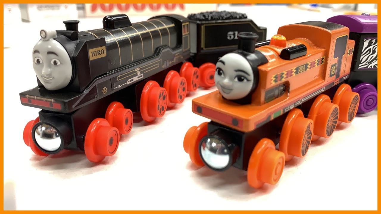 Hiro and Nia Thomas Wooden Railway 2022 - I love these