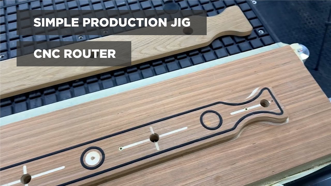 Creating a simple CNC production fixture for hard to hold down parts