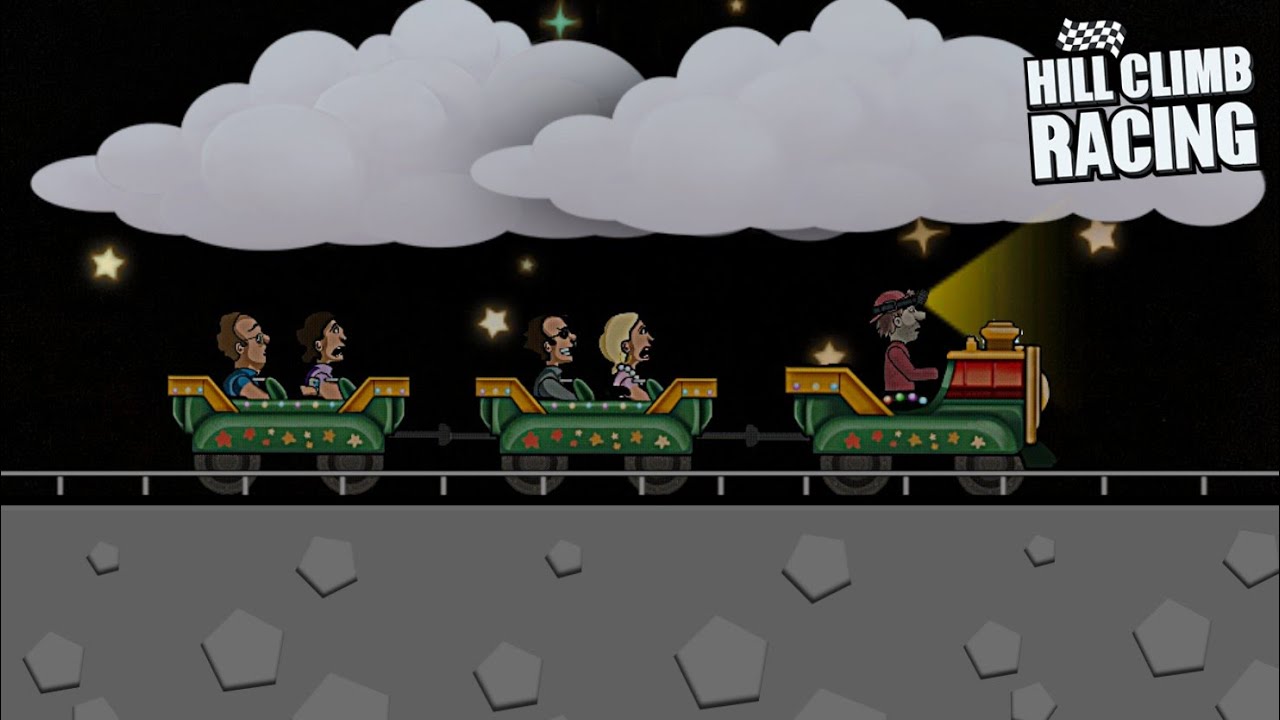 Hill Climb Racing: Daily Event with Kiddie Express on Highway 119,895m
