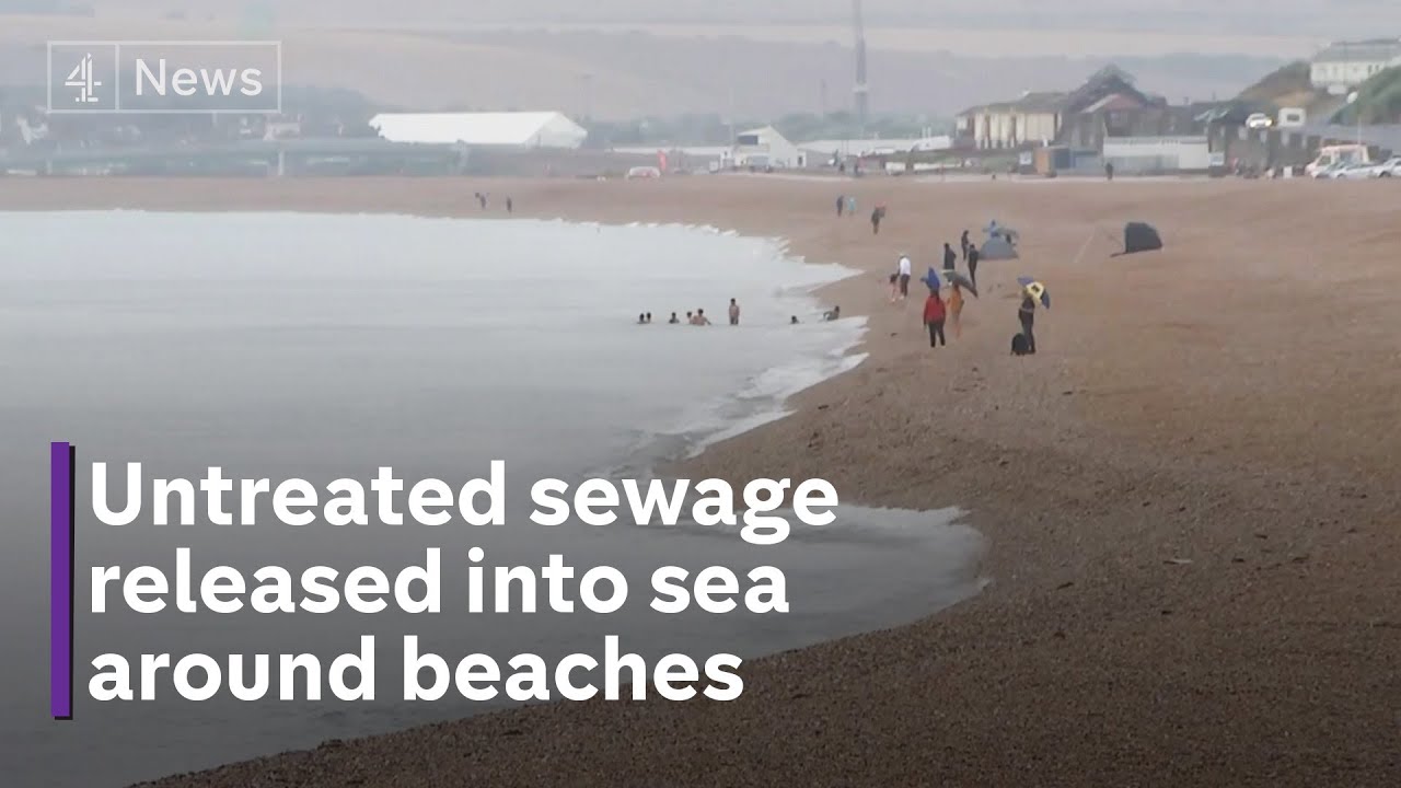 Pollution warnings at dozens of beaches after sewage released into sea