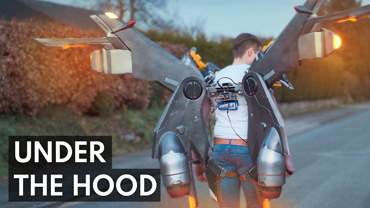 Электроника для перемещения ОГРОМНЫХ крыльев (Overwatch Pharah Cosplay)