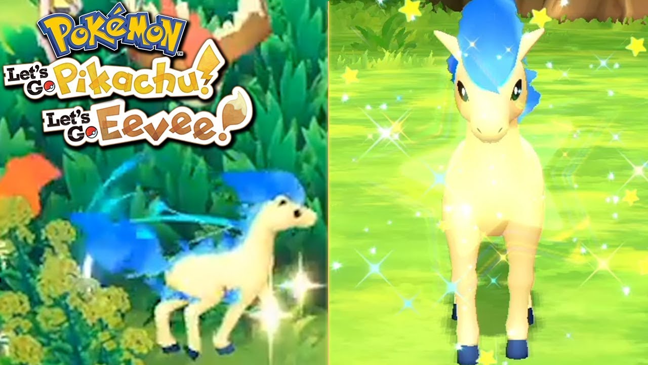PONYTA SHINY EN COMBO CAPTURE ! - POKÉMON LET'S GO PIKACHU & ÉVOLI