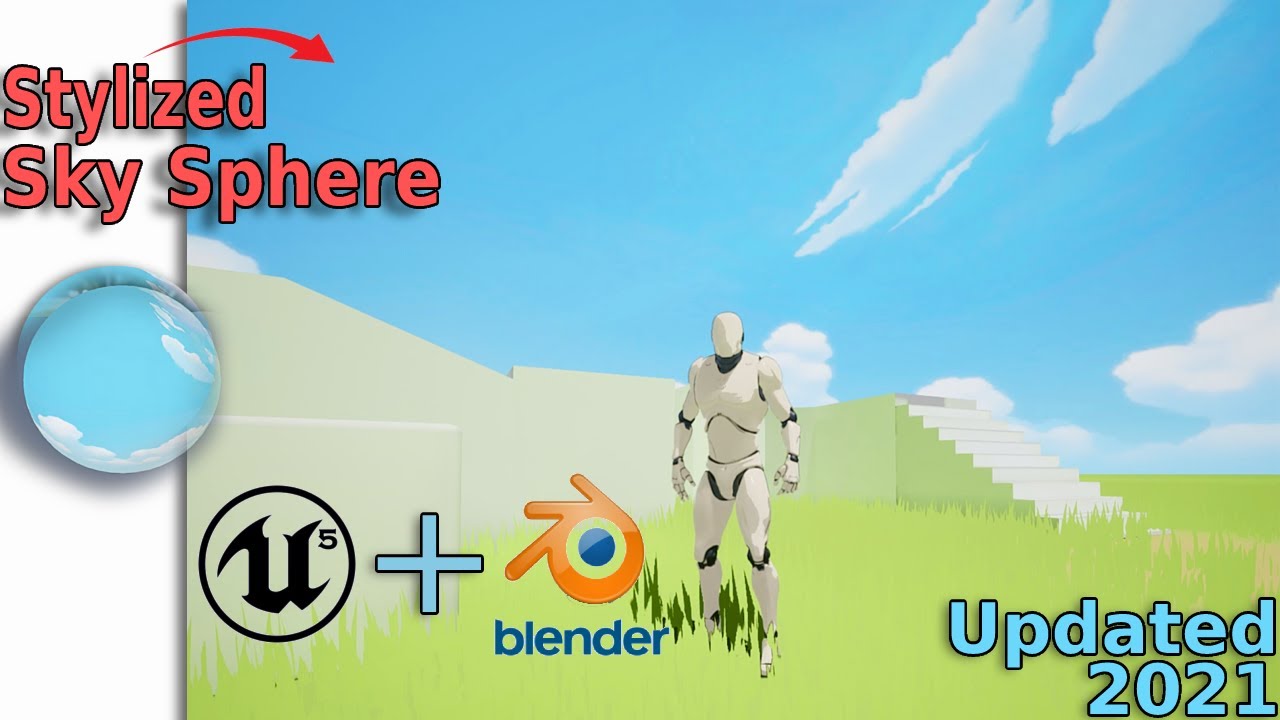 Make Sky Sphere For Unreal Engine 5 (UE5) In Blender 2023 Updated | 2 minutes !