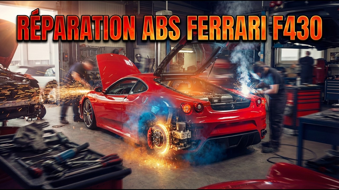 Réparation ABS Ferrari F430 défaut C1273 C1274 – Anomalie dans le relais du moteur de la pompe