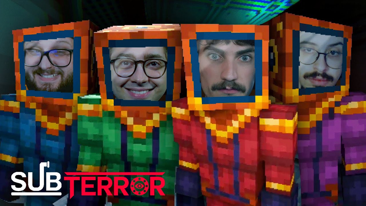 LETHAL COMPANY NO MINECRAFT | Subterror com amigos