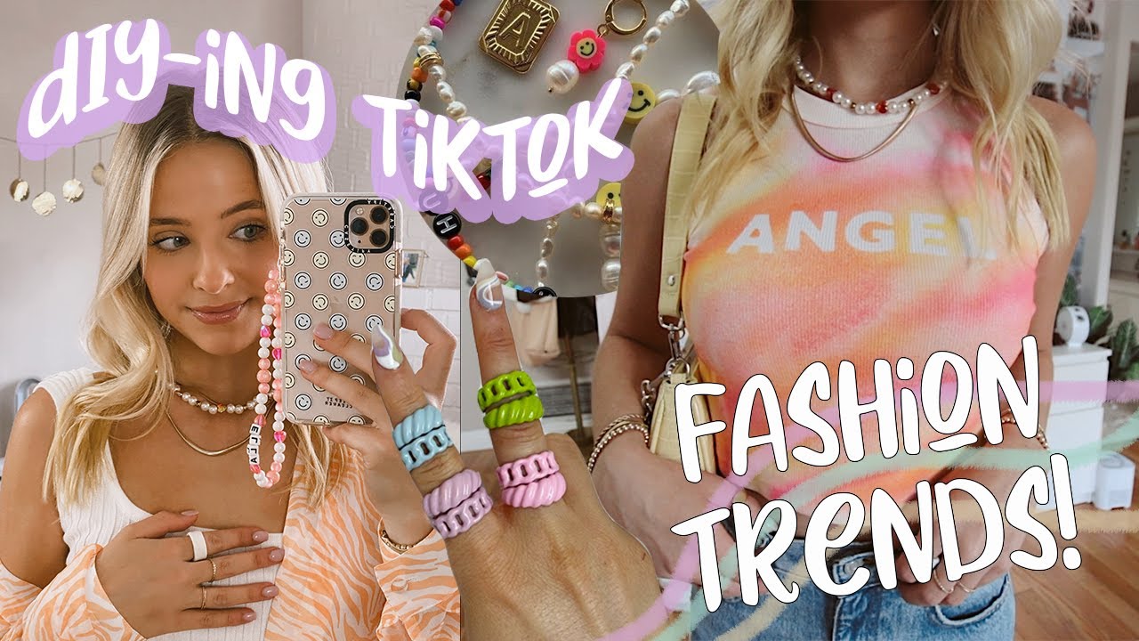 DIY-ing Popular TikTok Fashion Trends | Ella Elbells