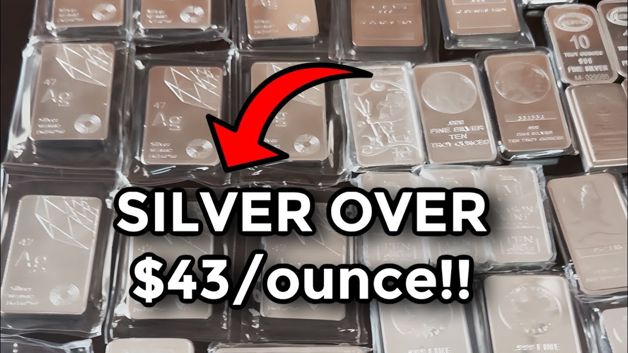 SILVER PRICE SURGING OVER $43/OUNCE