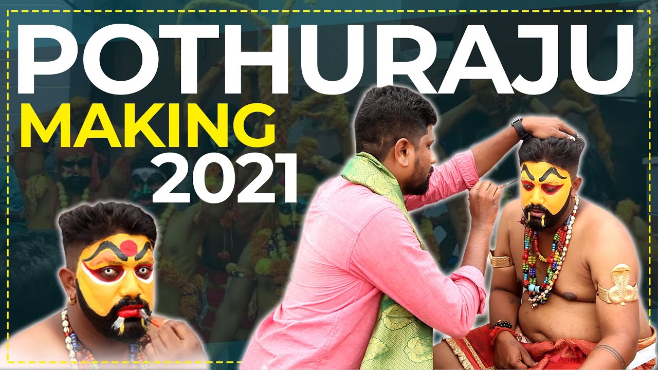 Pothuraju Making Video || Hyderabad Bonalu | Lashkar Bonalu 2021 | Golconda Bonalu 2021