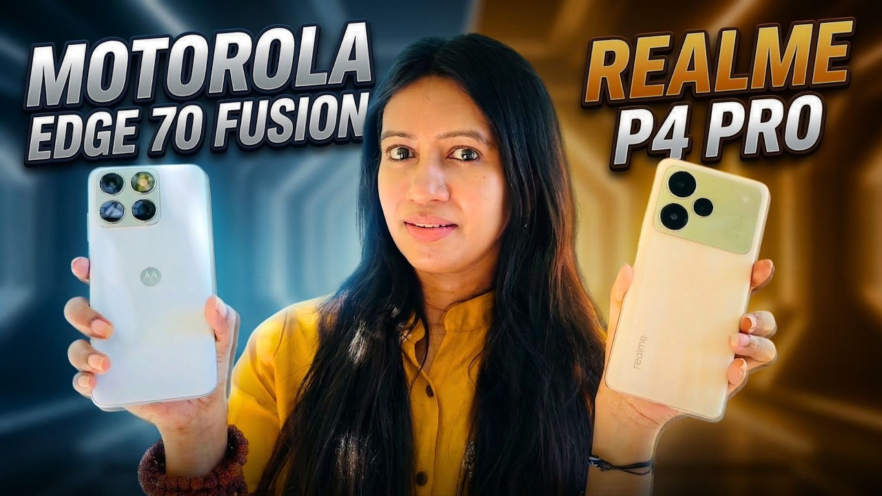 motorolo edge 70 Fusion vs Realme P4 Pro | Best Phone Under 25000