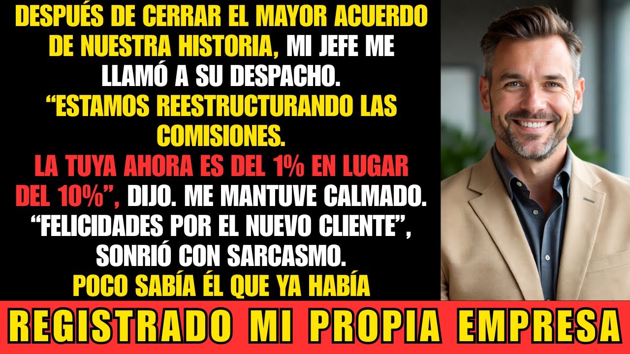 Me bajaron la comisión tras cerrar un cliente de $5.2M… pero olvidaron un detalle clave