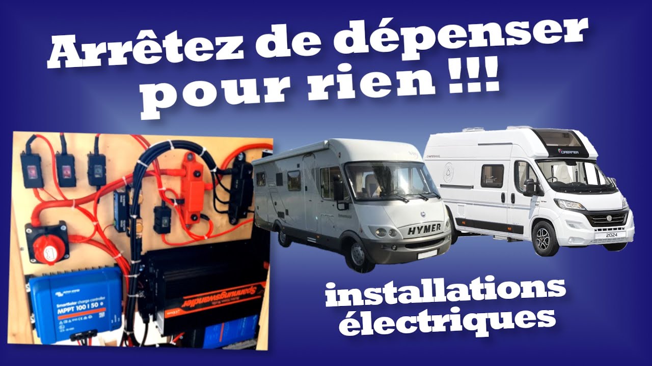 Arrêtez de dépenser votre argent, de faire des ERREURS dans l'électricité Van ou Fourgon aménagés.