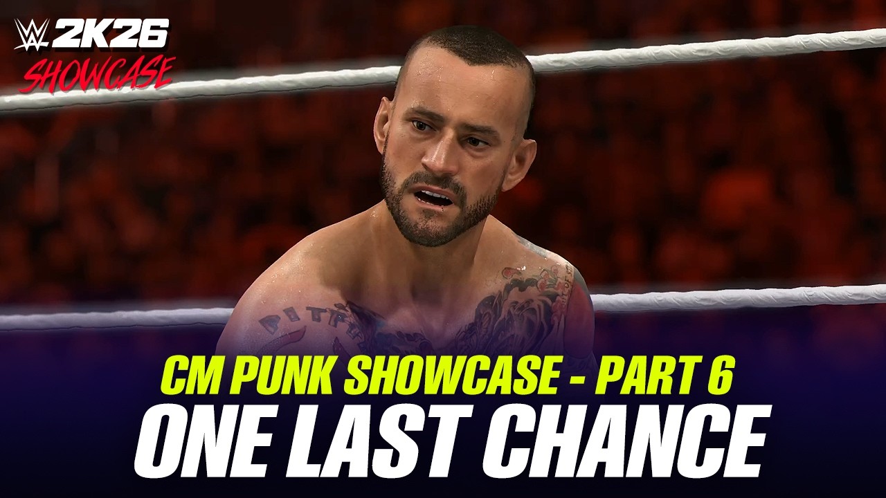 WWE 2K26 Showcase Mode Gameplay Part 6 - CM Punk vs John Cena