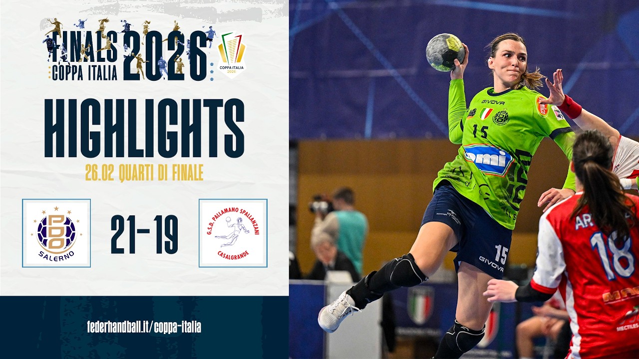 HIGHLIGHTS | Coppa Italia 2026 | QUARTI DI FINALE | Salerno - Casalgrande 21-19
