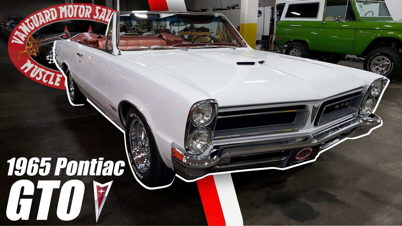 1965 Pontiac GTO Convertible For Sale Vanguard Motor Sales #1133