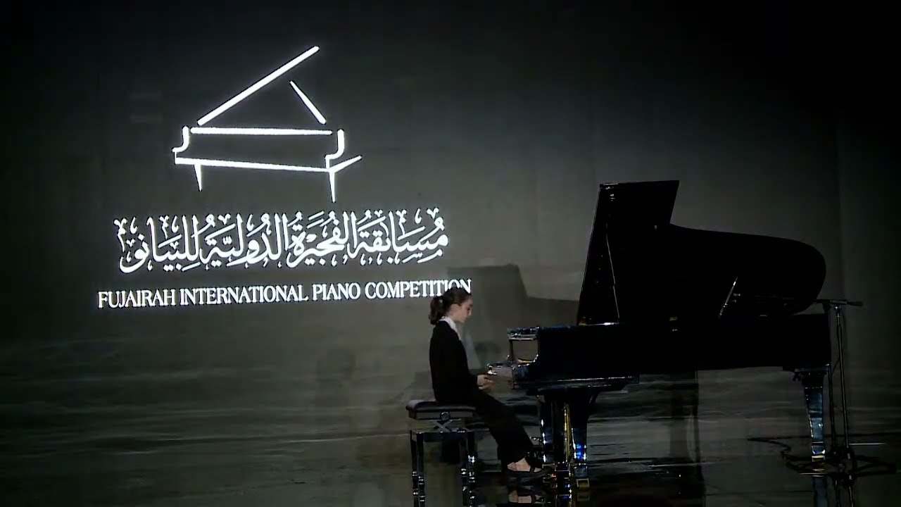 Fujairah international Piano competition category ( B )1st round part 1