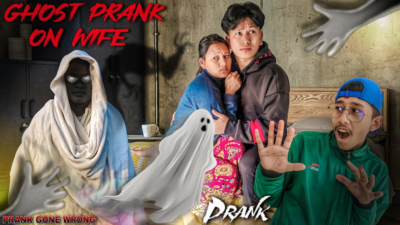 GHOST 👻 PRANK ON WIFE 😂 || ख्याल ख्यालमा साच्चिकै भुतले तर्सायो 😱 || PRANK GONE WRONG 🔴 || NYPOLEE