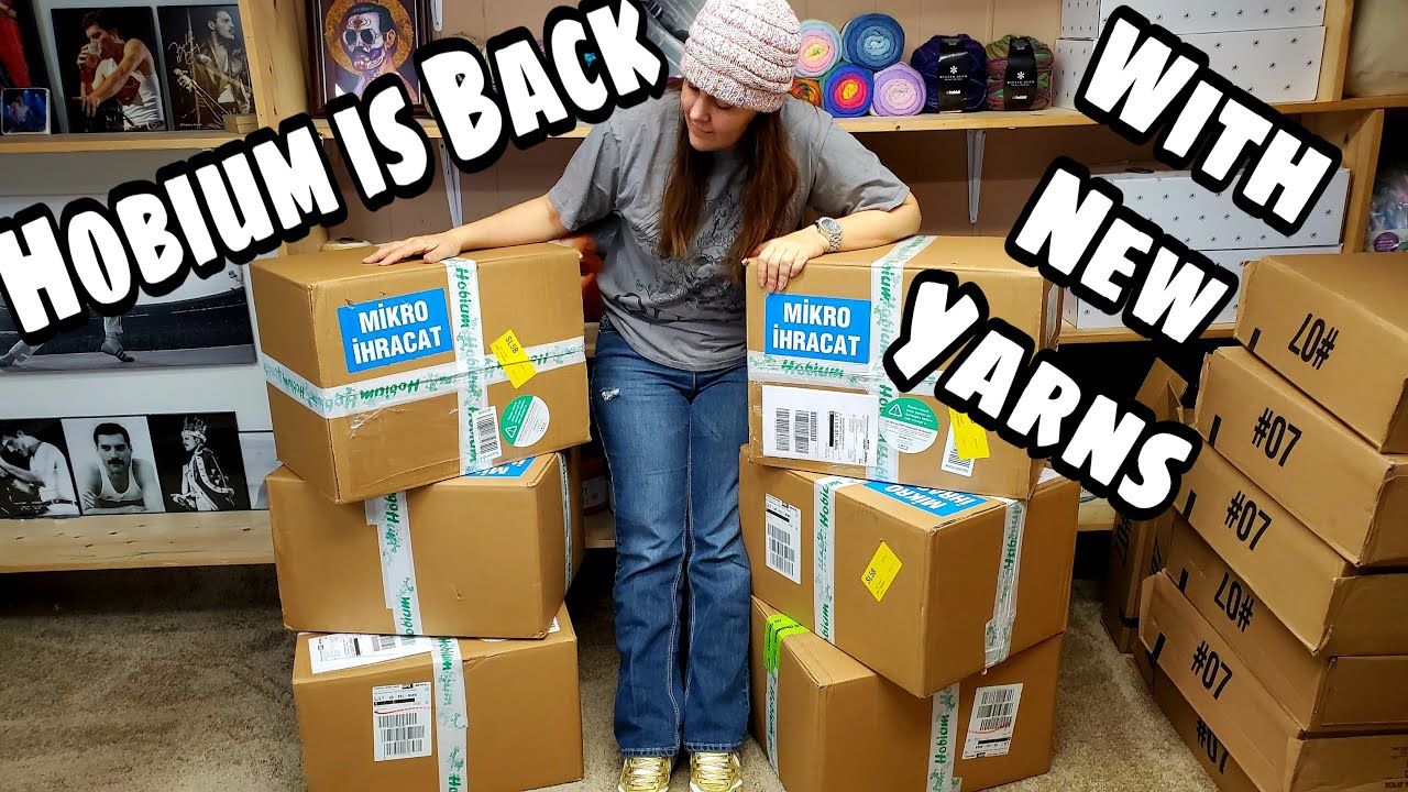 Yarn Unboxing Videos | Hobium Yarns Haul | Hobium Yarn Reviews | bagoday crochet