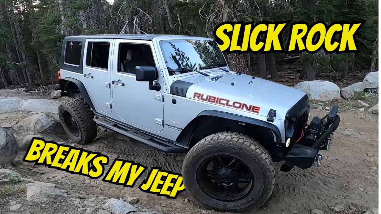 Our Jeep Rubiclone breaks on Slick Rock