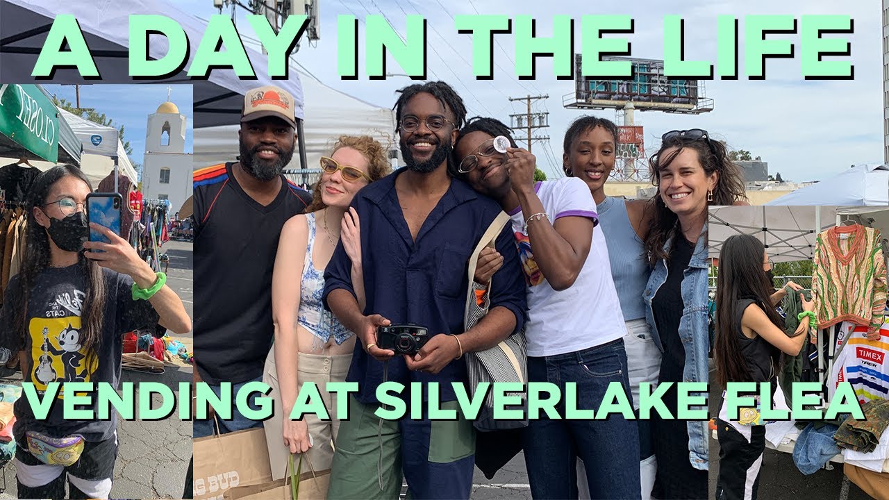 what it’s like to be a Vendor at a FLEA MARKET at Silverlake Flea in Los Angeles 🧚🏼