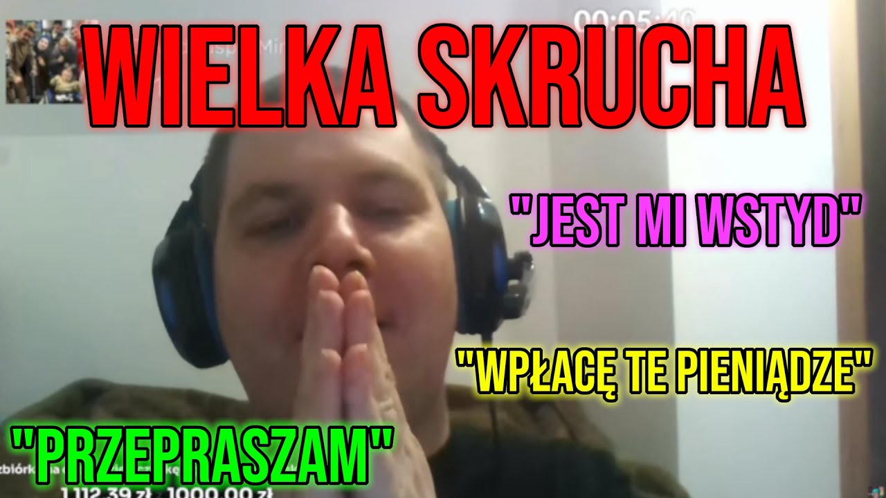 Dawid Jasper WIELKA SKRUCHA *WPŁACI PIENIĄDZE*