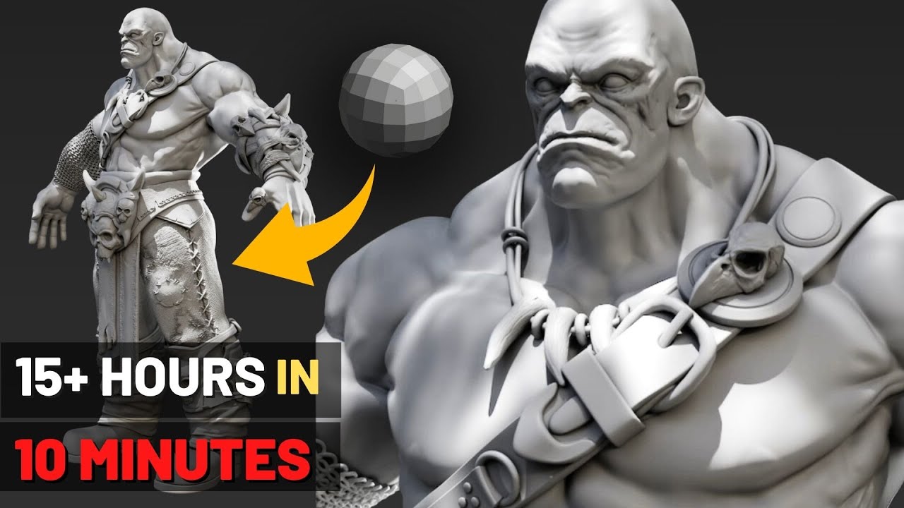 Blender Character TimeLapse — Создание персонажей — Blender 4.1