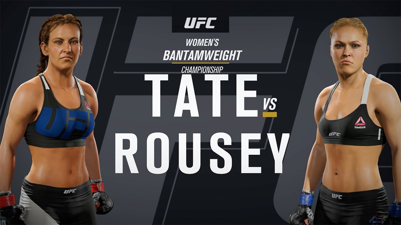 EA SPORTS UFC 2 Gameplay - Ronda Rousey vs Miesha Tate