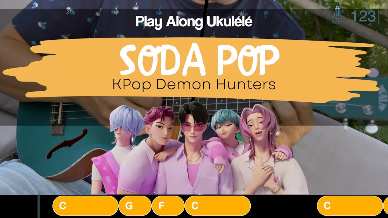 Soda Pop - K-Pop Demon Hunter Saja Boy | Easy Ukulele Play-Along 🎶
