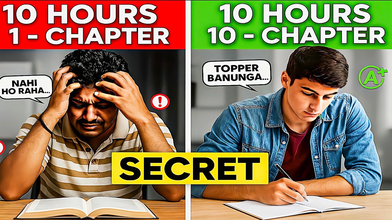 🔥FASTEST WAY to Cover Syllabus in LESS TIME ! Best Study Tips Ever 