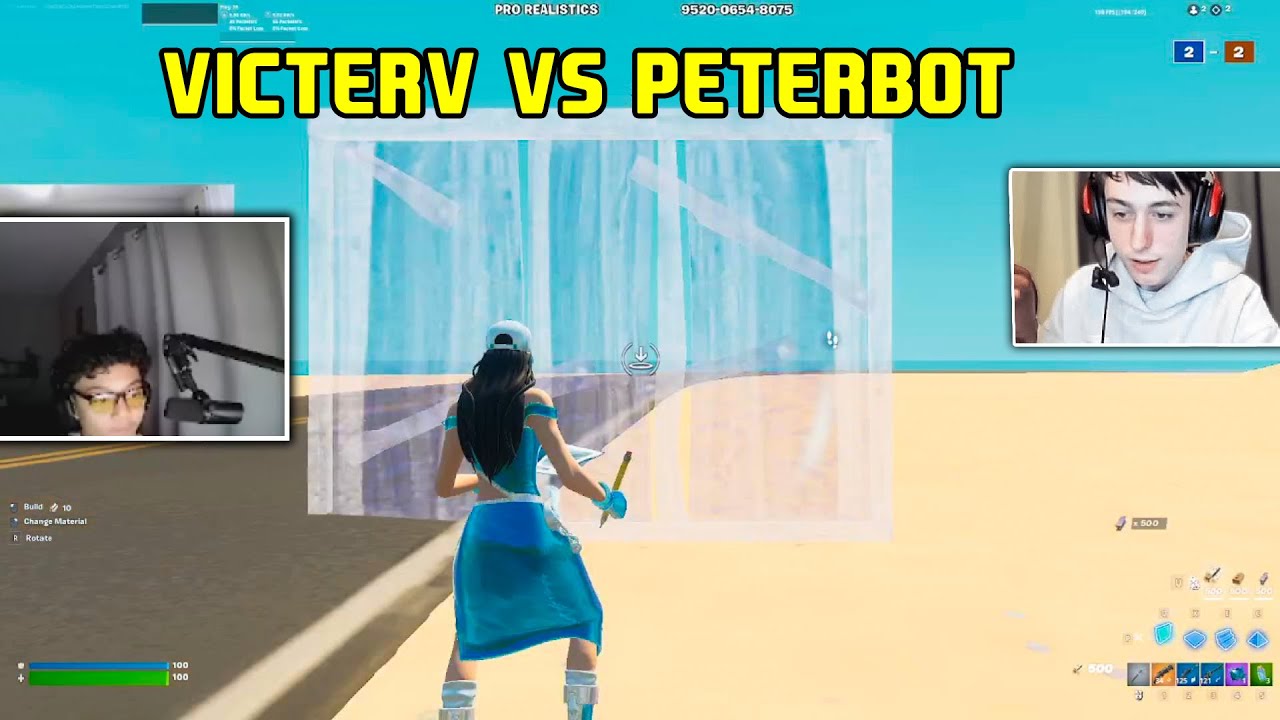 VicterV против Peterbot 1 на 1 Реалистичные бои!