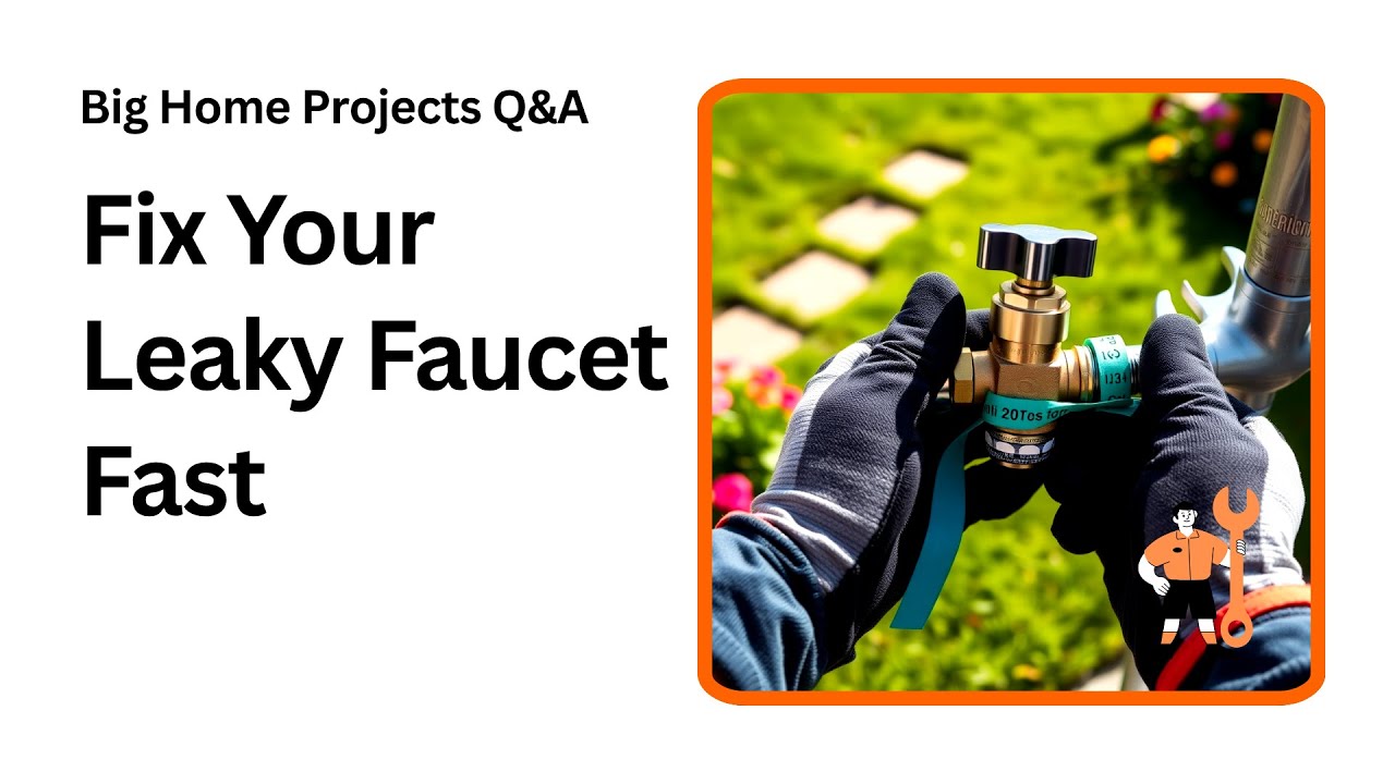 How to Fix a Leaky Outdoor Faucet Fast