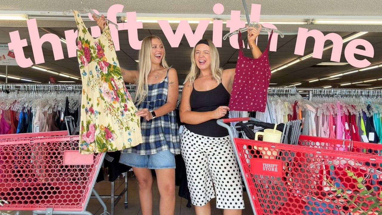 come thrift with me on a 50% off SALE DAY !!!!
