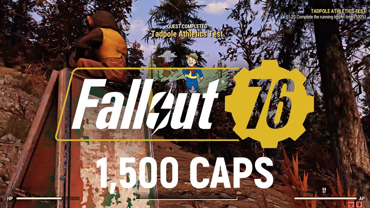 Fallout 76 Caps Farm: 1,500/ Hour| ASMR Fallout 76 | Wasteland Wandering #3