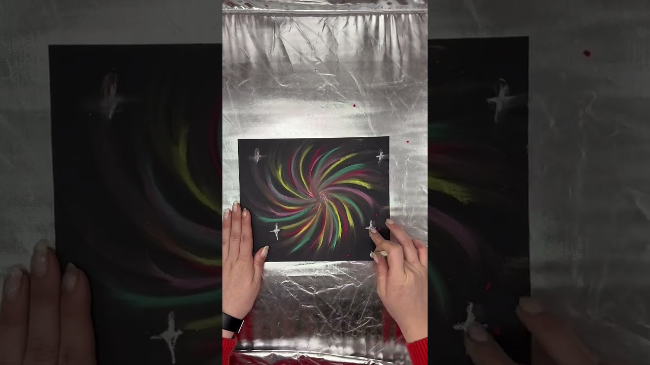 How to Make a Chalk Galaxy!