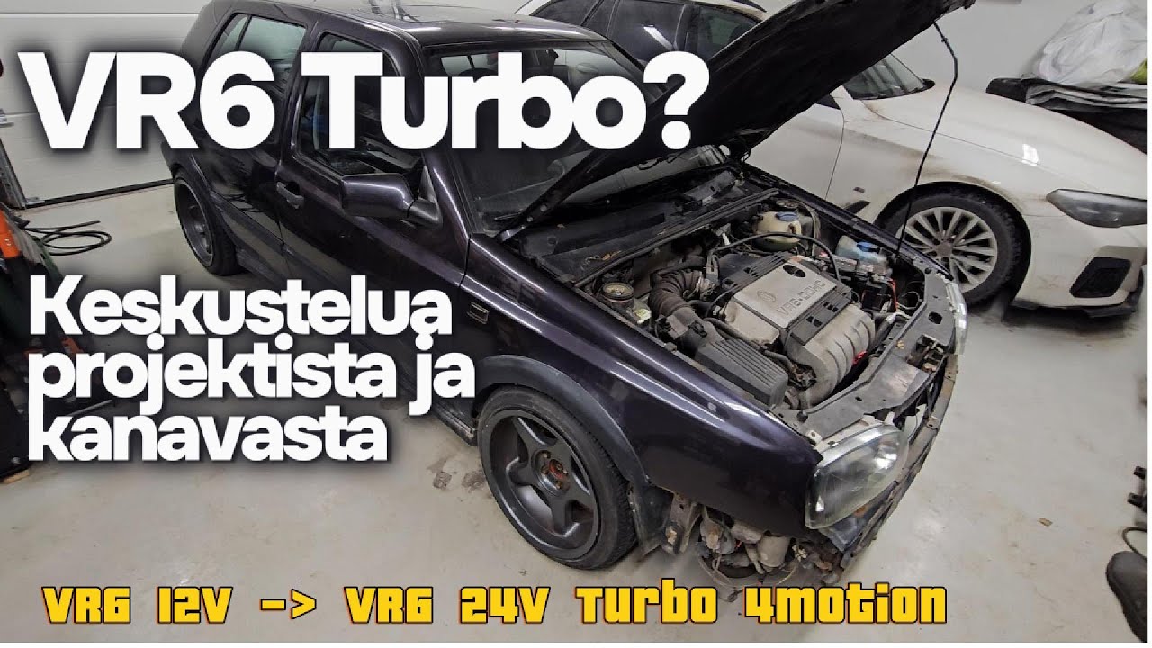 Uusi harrasteauto - VR6 Turbo projektin aloitus