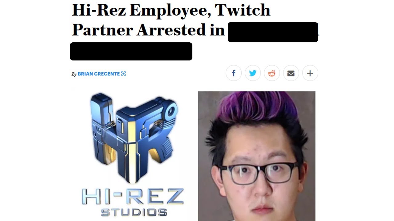 HiRez Employee Arrested in Undercover Operation, HiRez's Response (Thomas Cheung/HiRezElvine)